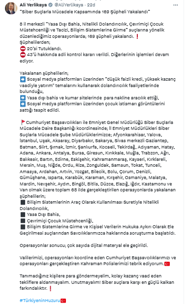 Siber suçlarla mücadele