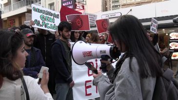 İzmir’de Öğrencilerin 1 Mayıs Yürüyüşü: Geleceği Direnişle Kuracağız