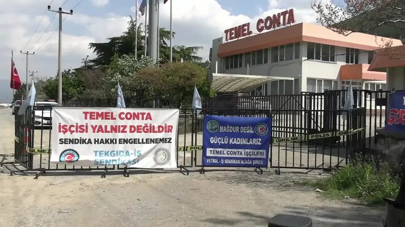 159 Gündür Grevdeler: Temel Conta İşçilerine Sözlü ve Fiziksel Saldırı