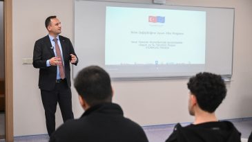 Başkan Eşki Mühendis Adaylarıyla Buluşarak Deneyimlerini Paylaştı