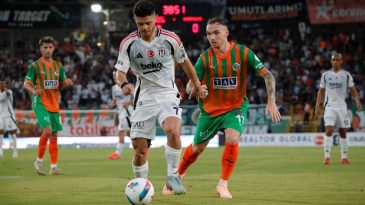 Beşiktaş, Alanyaspor deplasmanında beraberlik aldı: 1-1