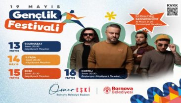 Bornova, Gençlik Festivali’ni bekliyor