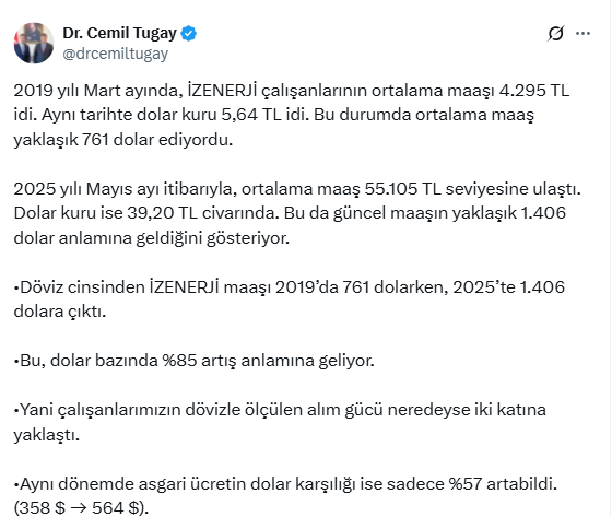 Cemil Tugay Açıklama