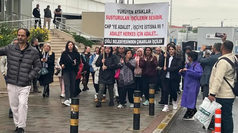 Çiğli’de İşten Çıkarılan İşçiler Ankara’ya Yürüyüş Başlattı