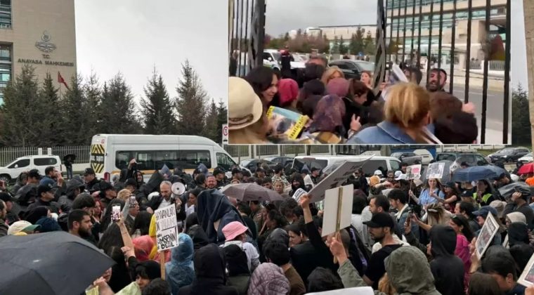 Hayvan Hakları Savunucuları AYM Önünde Protesto: Arbede Yaşandı