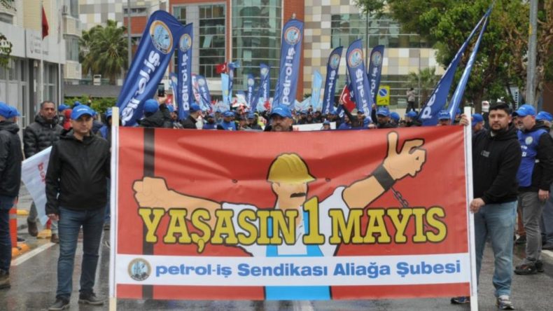 İzmir Yağmur Dinlemedi: Aliağa’da 1 Mayıs Coşkuyla Kutlandı