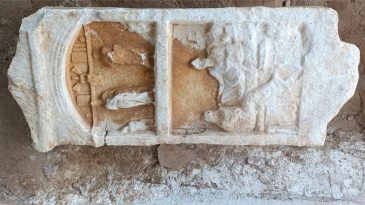 İzmir’de Ceviz Bahçesinde Roma Dönemine Ait Mezar Taşları Keşfedildi