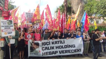 İzmir’de Erol Eğrek Protestosu: Saray Rejiminin Saltanatına Son Vereceğiz