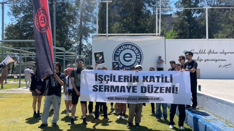 İzmir’de Öğrencilerden ‘Soma’ Protestosu: 301 Madenci İçin Ses Yükselttiler