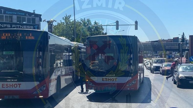 İzmir’de trafiği kilitleyen arıza: Yoğunluk İtfaiye Kavşağı’na kadar uzanıyor