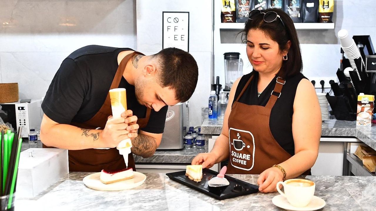 Merve Kirişözü, kendi kahve dükkanını açtı.
