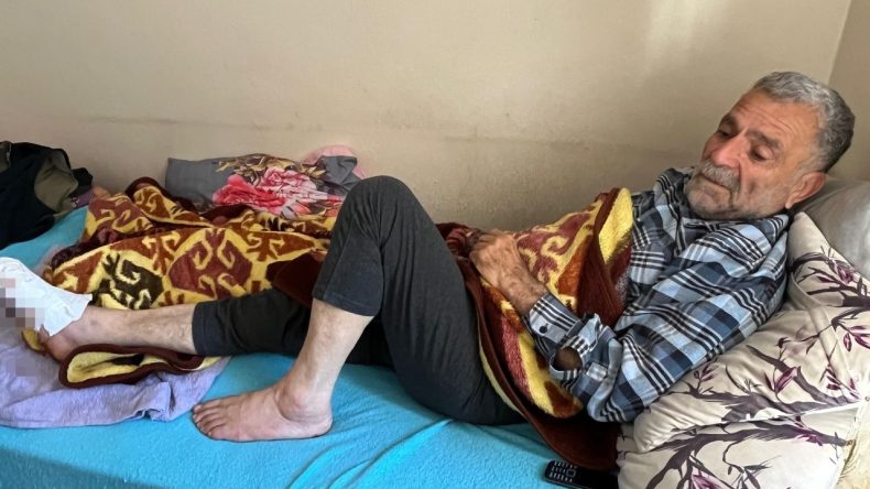 İzmirli Muzaffer Amca Yardım Bekliyor: Ayağımı Kesin Ama Acımı Dindirin