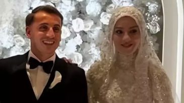 Milli futbolcu Kerem Aktürkoğlu evlendi