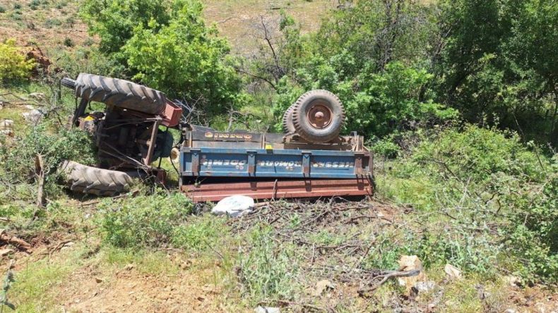 Ödemiş’te Feci Kaza: Kontrolden Çıkan Traktör Tarlaya Düştü