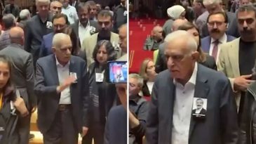 Sağlık sorunlarına rağmen yalnız bırakmadı: Ahmet Türk, Önder için AKM’deydi