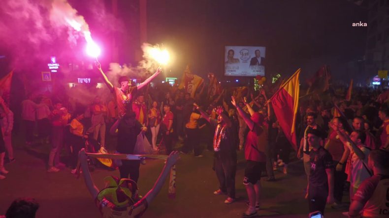 Şampiyonluk Kutlamaları İzmir’i Sarı-Kırmızıya Boyadı