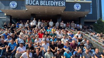 Buca Belediyesi’nde Yüzlerce İşçi Oturma Eyleminde: Haklarımızı Alana Kadar Buradayız