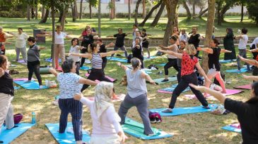 Buca’da spor keyfi: Dersler açık alanlara taşındı