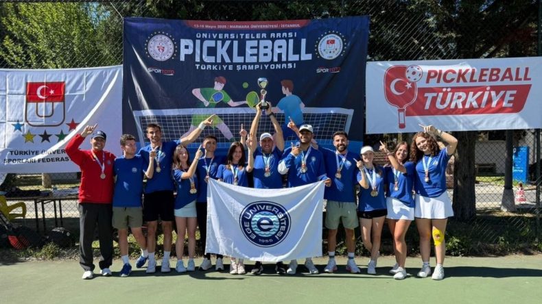 Ege Üniversitesi Pickleball Takımı Türkiye Şampiyonu Oldu