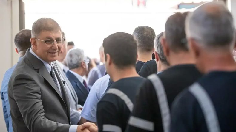 Grev Sonrası İlk Ziyaret: Başkan Tugay ESHOT’ta