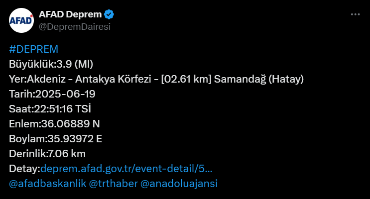 Deprem Sonrası Hatay Manzarası