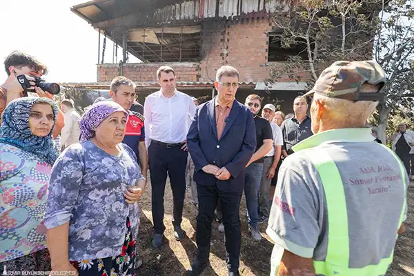 Yangın sonrası hasar tespiti çalışmaları
