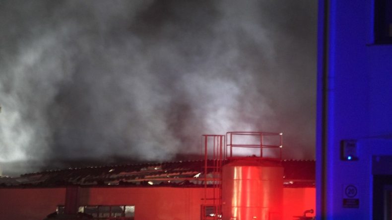 İzmir'de Tüyler Ürperten Anlar: Cam Fabrikasında Yangın Çıktı