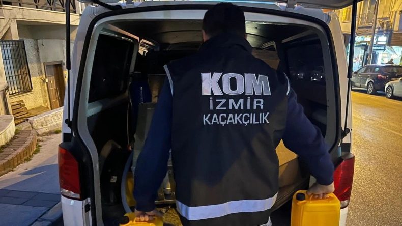 İzmir’de Kaçak Alkole Darbe: 4 Şüpheli Gözaltında