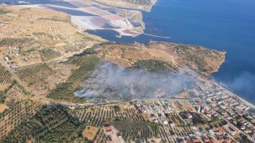İzmir’de Korkutan Yangın: Müdahale Başladı