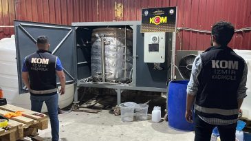 İzmir’de sahte içki operasyonu: 6 milyon TL’lik taklit ürün ele geçirildi