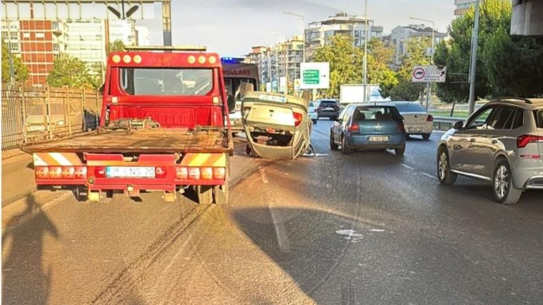 İzmirli Sürücüler Dikkat: 10 Nisan Köprüsü Altında Kaza!