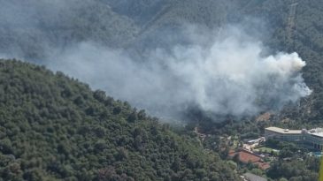 İzmir&rsquo;de Orman Yangını Kontrol Altında: Soğutma &Ccedil;alışmaları Devam Ediyor