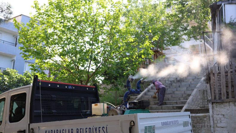 Karabağlar’da İlaçlama Çalışmaları: Haşere ve Sinek Sorunuyla Mücadele Ediliyor
