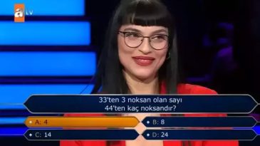 Kim Milyoner Olmak İster’de sürpriz soru: İlk bakışta basit ama zorlayıcı!