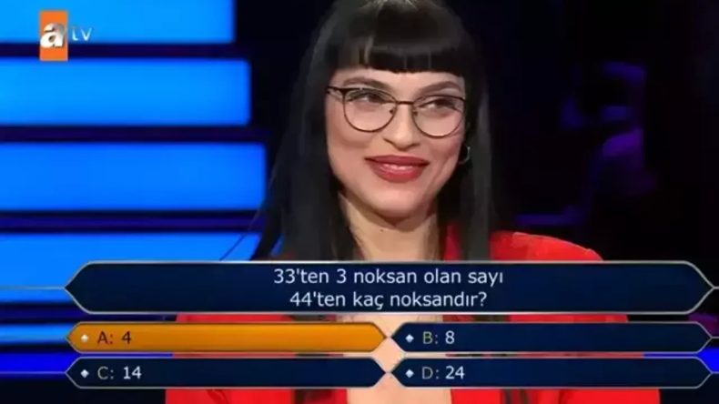 Kim Milyoner Olmak İster’de sürpriz soru: İlk bakışta basit ama zorlayıcı!