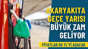 Motorin Fiyatlarına Beş Günde Üçüncü Zam: Akaryakıt Fiyatları Bu Gece 50 TL’yi Aşacak