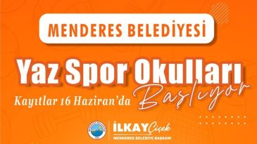 Yaz Döneminde Spor ve Eğlence: Menderes’te Kayıtlar Başlıyor