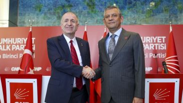 Zafer Partisi Genel Başkanı Ümit Özdağ, CHP Genel Başkanı Özgür Özel’i Ziyaret Etti