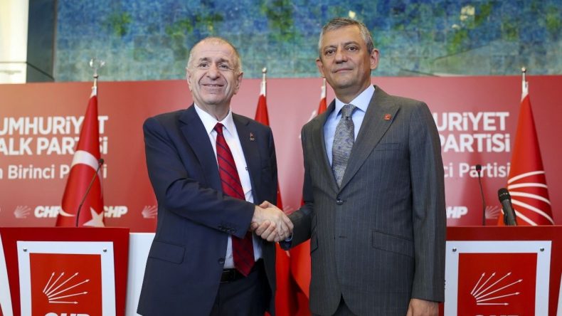 Zafer Partisi Genel Başkanı Ümit Özdağ, CHP Genel Başkanı Özgür Özel’i Ziyaret Etti