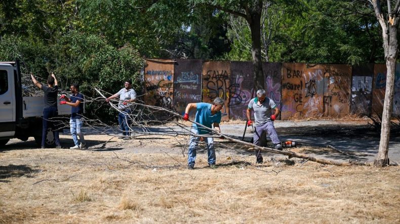 166 Yıllık Paterson Köşkü Çevresinde Temizlik Seferberliği