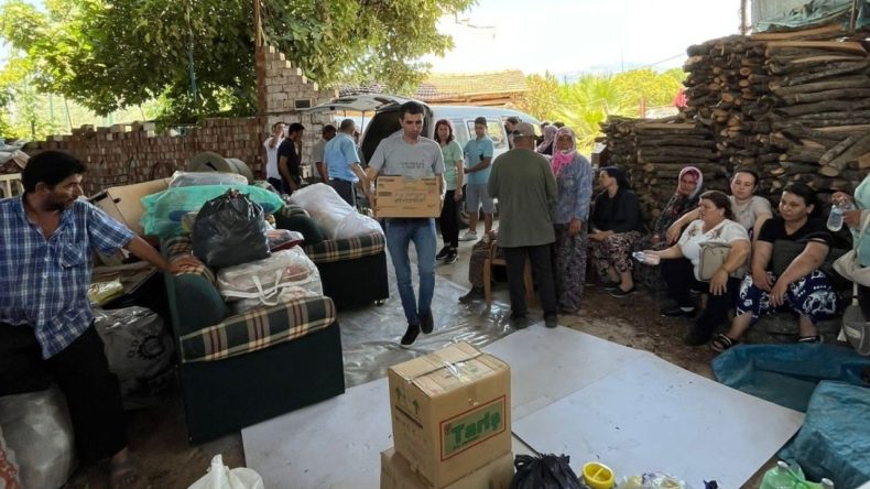 Aydın'dan İzmir'e Yardım: Yangın Mağdurlarına Destek