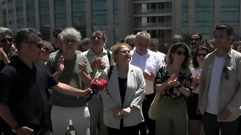 Basın Meslek Örgütleri, Adliye Önünde Tepkilerini Gösterdi: Timur Soykan Serbest Bırakılsın