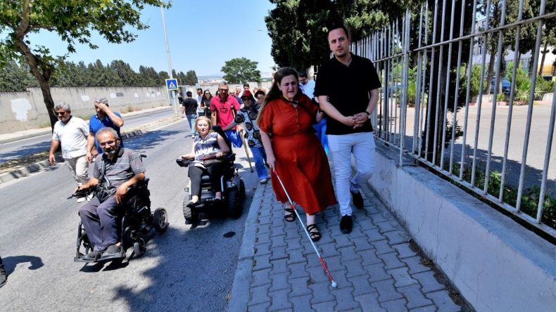 Bornova’da Farkındalık Adımları: Engeller Yerinde Görüldü