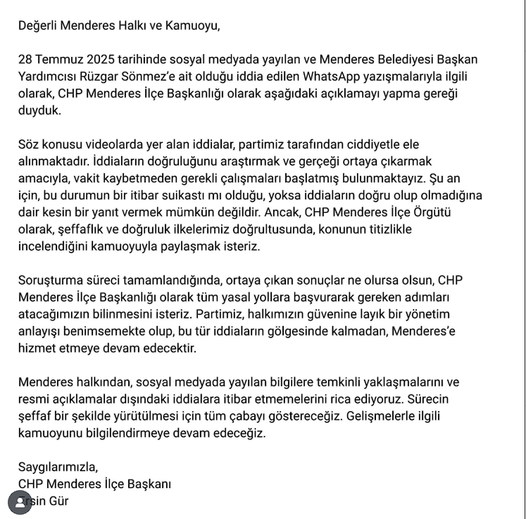 CHP Menderes