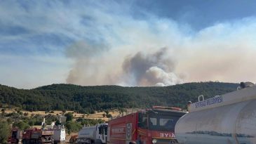Eskişehir'deki Yangın Soğutma &Ccedil;alışmaları Krize Yol A&ccedil;tı