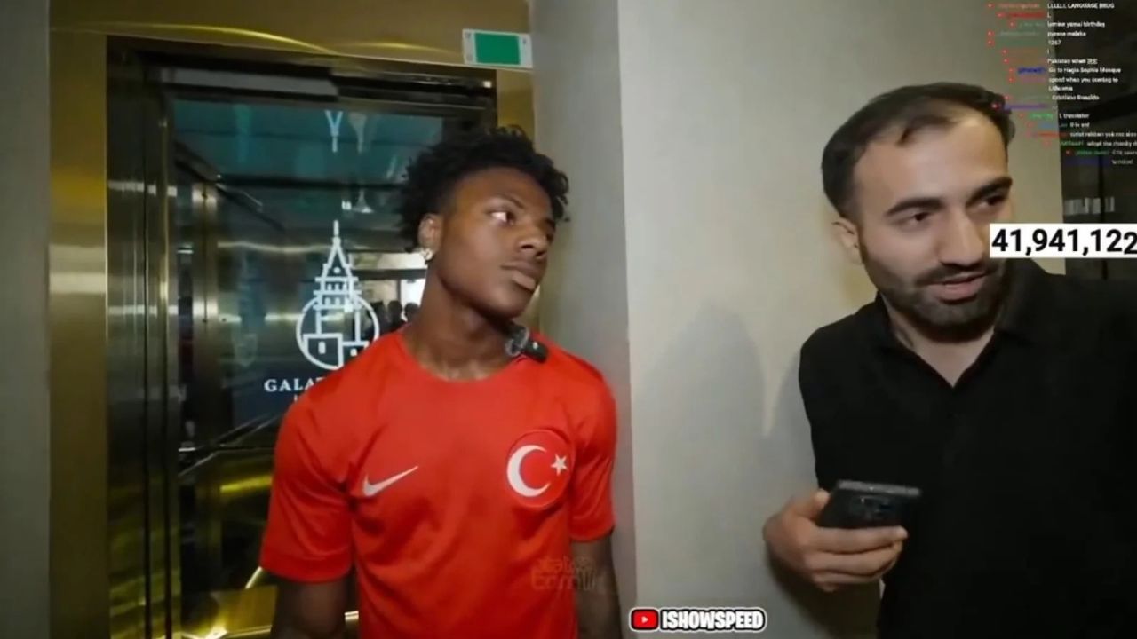 IShowSpeed Galata Kulesi