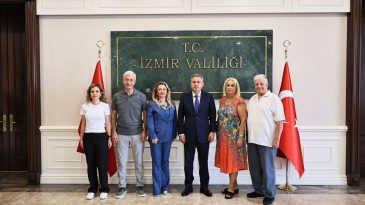 İzmir Gazeteciler Cemiyeti&rsquo;nden Vali Elban&rsquo;a ziyaret