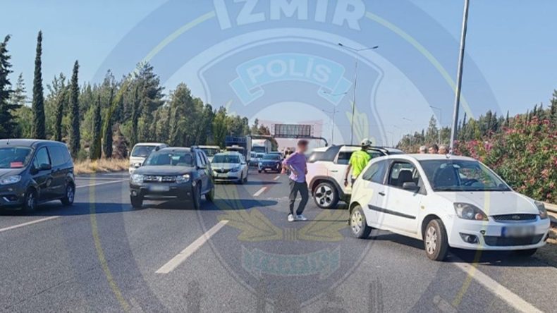 İzmir Otoyolu'nda Zincirleme Kaza: Trafik Felç Oldu
