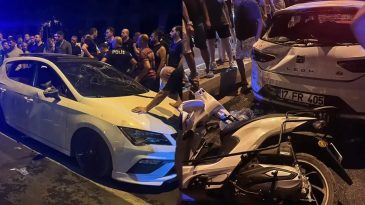 İzmir'de Acı Kaza: Otomobile &Ccedil;arpan Motosikletli Hayatını Kaybetti