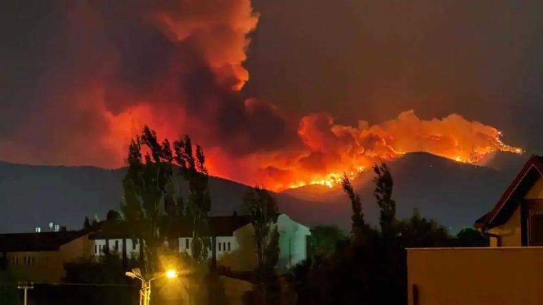 İzmir'de Yangın Alarmı: Ödemiş'te 2 Mahalle Tahliye Edildi